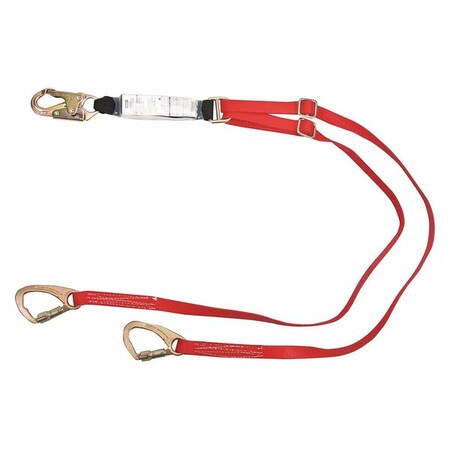 Msa Safety Lanyard, Nylon 10107208