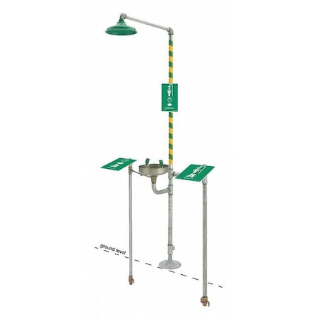 Haws Freeze Protected Shower and Eyewash 8300FP