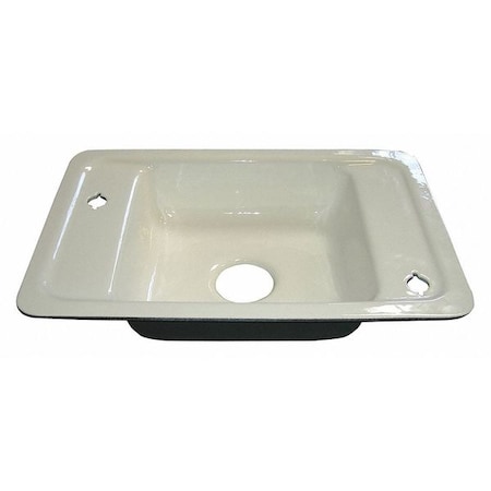 Haws Enameled Iron Deck Sink 4110ADA