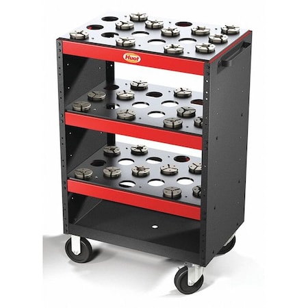 Huot CNC Tool Cart, No 42 Quick Grip Collets 77342