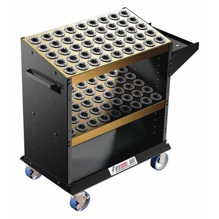 Huot CNC Tool Cart, CAT30 Toolholders 23930