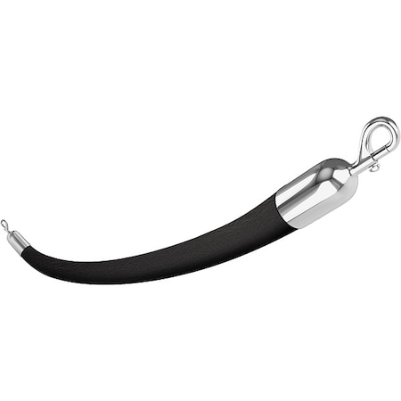 Visiontron Barrier Rope, Naugahyde, 6 ft L 842BK72SE-PC
