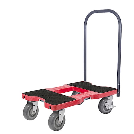 Snap-Loc Super-Duty Push Cart Dolly Red, 1800 Lb SL1800P6R