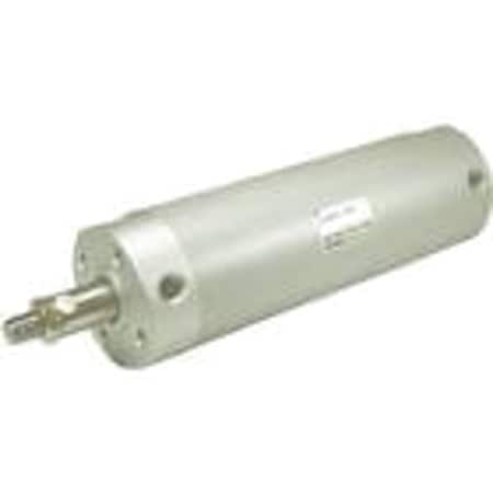 SPEEDAIRE Air Cylinder, 40 mm Bore, 18 in Stroke, Round Body Double Acting NCDGBA40-1800