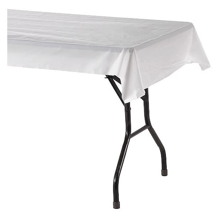 Genuine Joe Banquet-Size Plastic Tablecover, 1 Roll GJO10324