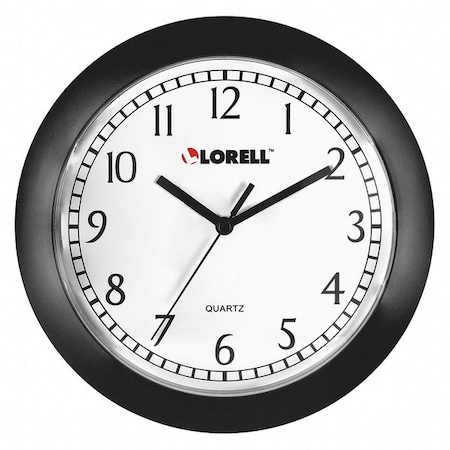 LORELL Round Profile Wall ClockQuartz9" LLR60987