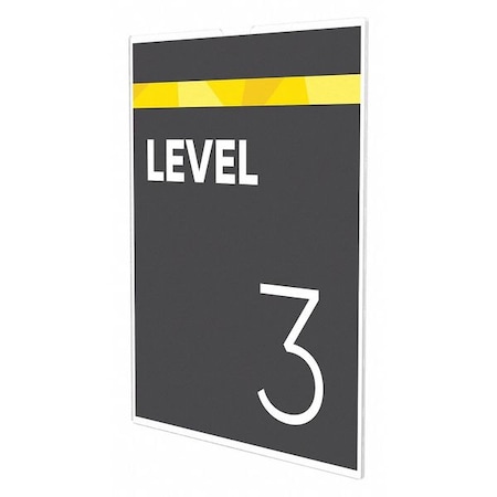 Lorell Acrylic Cubicle Frame, Rectangular Shape LLR49206