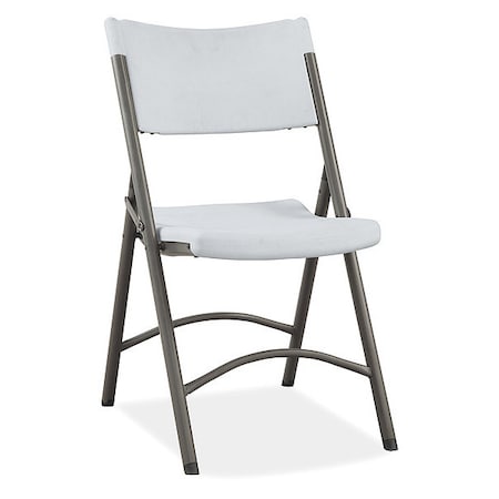 Lorell Blow Molded Folding Chairs, Steel Frm, PK4 LLR62515