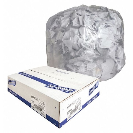 Genuine Joe 33 Gal. Clear Trash Can Liners, 250PK GJO01013