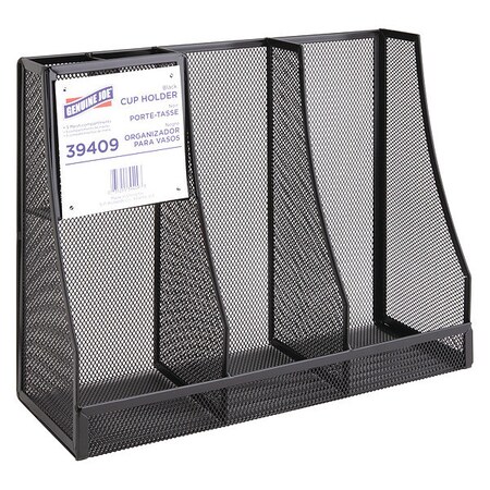 Genuine Joe Cup Holder4 CompartmentsBlack, PK4 GJO39409CT
