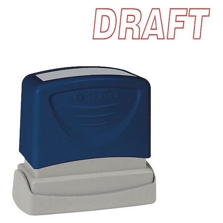 Sparco Draft Title StampRed SPR60017