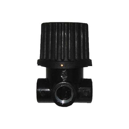 Powermate Pressure Regulator, 1/4"Outlet, 1/4" Gauge 019-0281RP