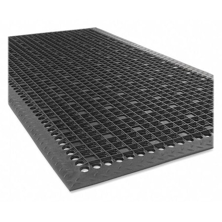 Genuine Joe Genuine Joe Indoor Mat, Black, 36 in W x 60 in L GJO01705