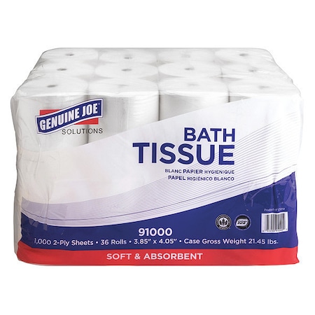 Genuine Joe Standard, 1000 Sheets, White, 36 PK GJO91000