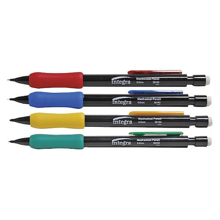 Integra Mechanical PencilsGripAssrtd, PK12 ITA36152