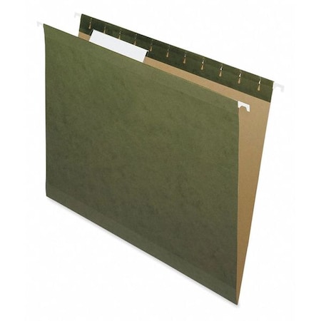 Zoro Select Hanging File Folders, Letter, 1/3Cut, PK25 NAT08651