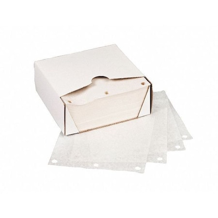 Value Brand Three Hole Drilled Patty Paper Sheets, Waxed, 5 1/2 x 5 1/2", PK 1000 F-4092