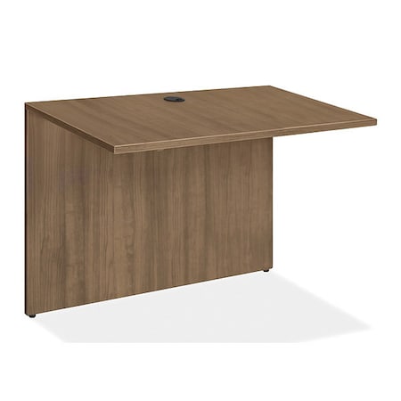 Lorell Bridge, 23.6" D X 29-1/2" H, 41.4" W X 3mm PVC (Edge), Walnut LLR69982