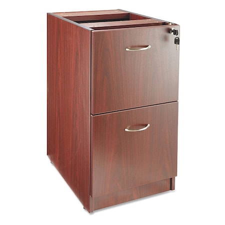 Lorell 15-1/2" W Lorell Contemporary Furniture, Laminate, Mahogany (Cabinet), Silver (Handle) LLR69605