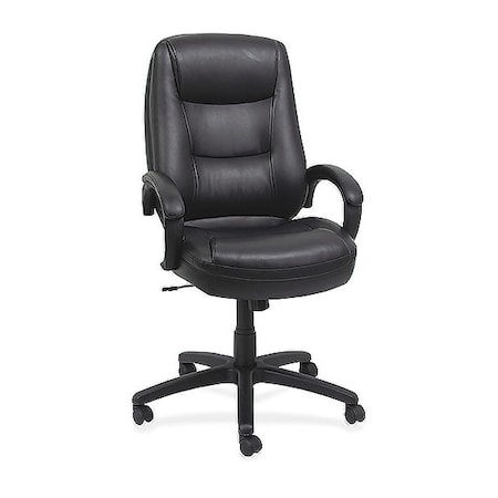 Lorell Lorell Executive Desk Chair, Seat Height Range: 18-1/4" to 21-3/4" LLR63286