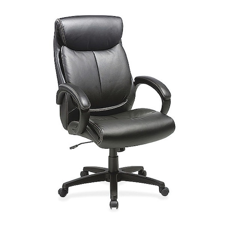 Lorell Lorell Executive Desk Chair, Seat Height Range: 18-1/2" to 22-1/4" LLR59497