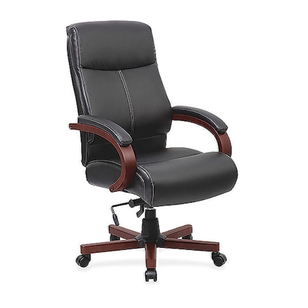Lorell Lorell Leather High Back Executive Chair LLR69532