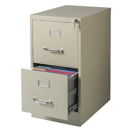 Lorell 15" W Lorell Metal Vertical File, Putty LLR42290