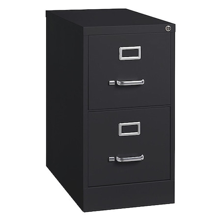 Lorell 15" W Lorell Metal Vertical File, Black LLR60653