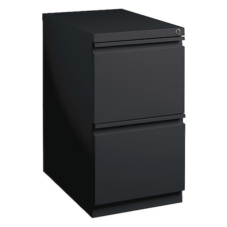 Lorell 15" W Lorell Mobile Pedestal, Black LLR49530