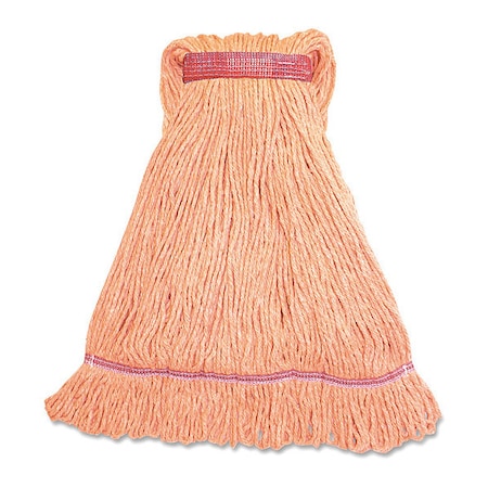 Genuine Joe Large Narrow Mop Head, Orange, PK12, GJOLOR1BCT GJOLOR1BCT