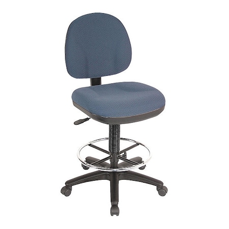 Lorell Millenia Adjustable Task Stools, Blue LLR80010