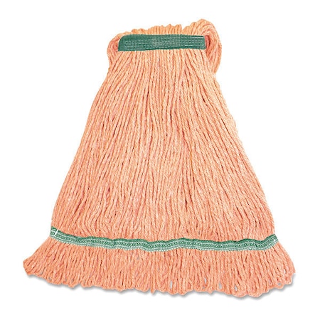 Genuine Joe Narrow Band Medium Mop Head, Orange, PK12, GJOMOR1BCT GJOMOR1BCT