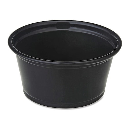 Genuine Joe Portion Cup Lid, Transparent, 2Oz, PK50 GJO19066