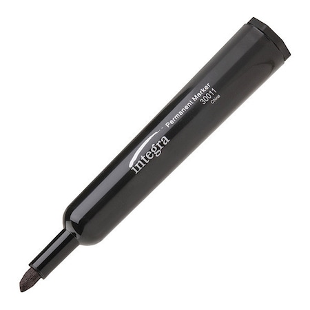 Integra Black Permanent Marker, 12 PK ITA30011