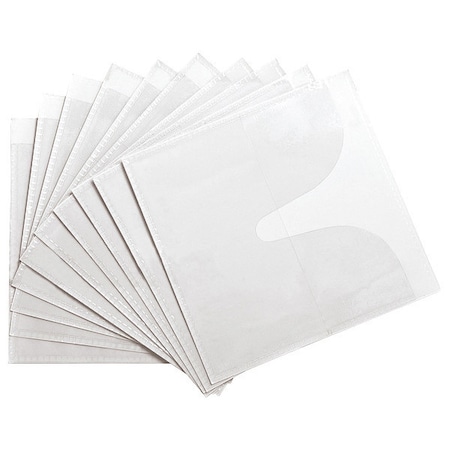 Compucessory Self-Adhesive Poly Cd/Dvd Holders, PK50 CCS26555 | Zoro