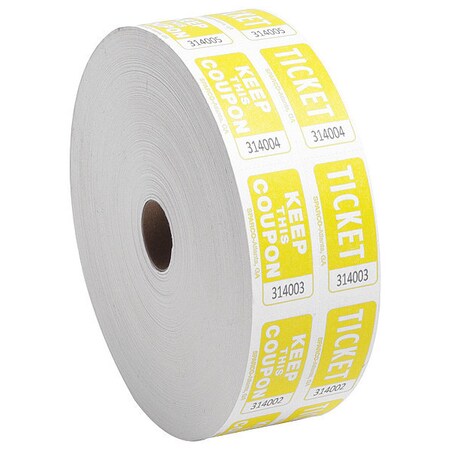 Sparco Roll TicketsYellow SPR99270
