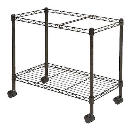 Lorell Letter/Legal Wire File Cart, 4 Casters LLR45651