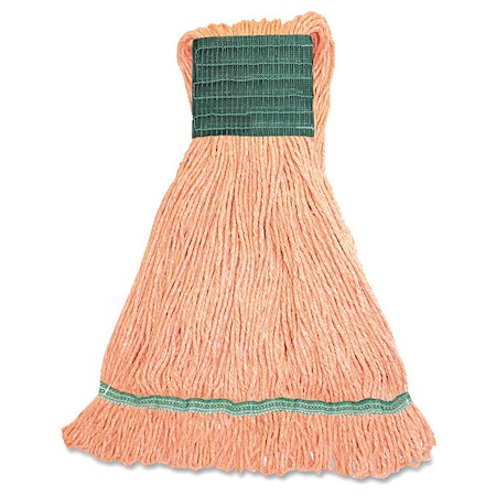 Genuine Joe Medium Mop Head, Orange, Blended, PK12, GJOMOR5BCT GJOMOR5BCT