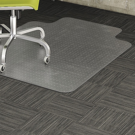 Lorell Standard Lip Low-Pile Chairmat, Vinyl LLR69157