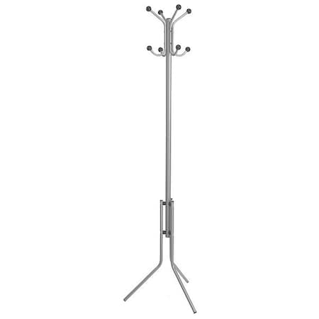 Lorell Tripod Base Metal Coat Rack4 Hooks LLR02587