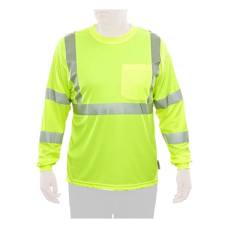 Reflective Apparel Factory T-Shirt, Long SLeeve, XL 204GXLM-XL