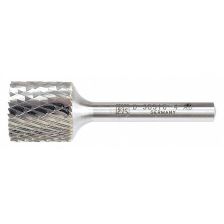 Pferd Carbide Bur - Cylind. (End Cut), DBL Cut - 3/4" x 3/4" x 1/4" Shank - SB-16 24322