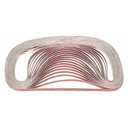 Pferd Coated Belt, Al/Oxd, 1/4"x24", 60 Grit, 1/4" W, 24" L, Coated, Aluminum Oxide, 60 Grit 49011