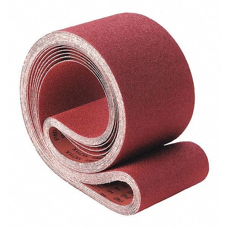 Pferd Coated Belt, Co-Cool, 6"x48", 40 Grit, 6" W, 48" L, Coated, Ceramic Oxide, 40 Grit 49672