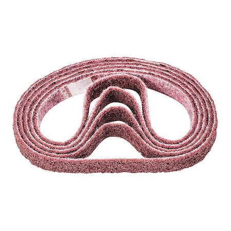 Pferd Sanding Belt, 3/4 W, 20 1/2" L, Surface Conditioning, Aluminum Oxide, 180 M Grit, Medium, Polivlies 43566