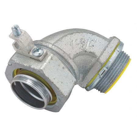 Raco Liquidtight Conn, Ground Lug, 90 deg., 2" 3548-3