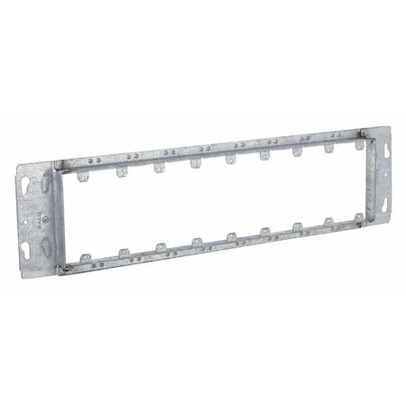 Raco Box Cover, 9 Gang, Steel, Gang Cover Type 828