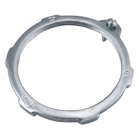 Raco Conduit Fitting Locknut, 3-1/2 in, Steel, Zinc Plated 1254