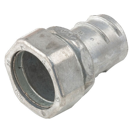 Raco EMT Coupling, 1/2 in, Compression, Zinc Alloy 1482