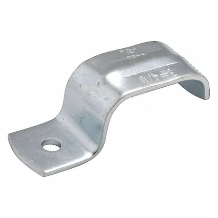 Raco Strap, Conduit Use, Steel, Zinc Plated 2443